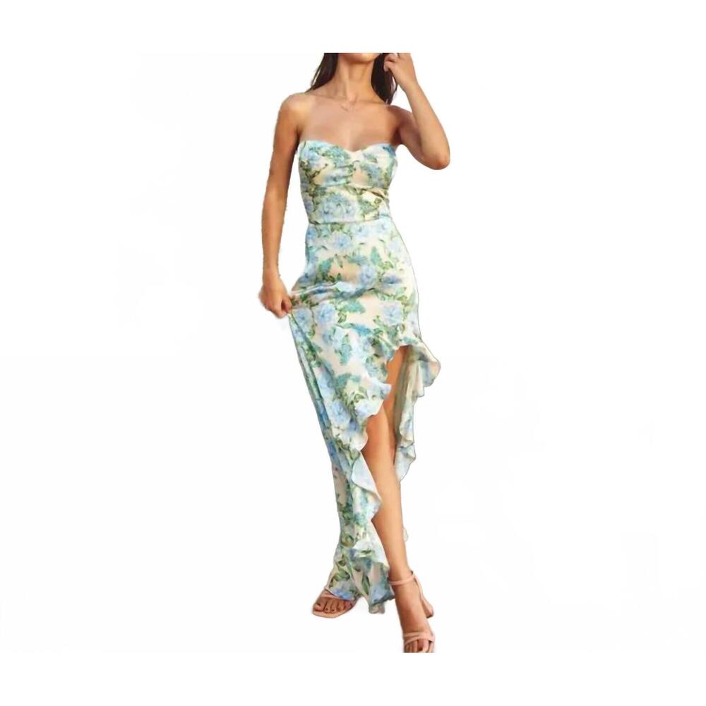 NEW DRESS FORUM asymmetrical strapless dress